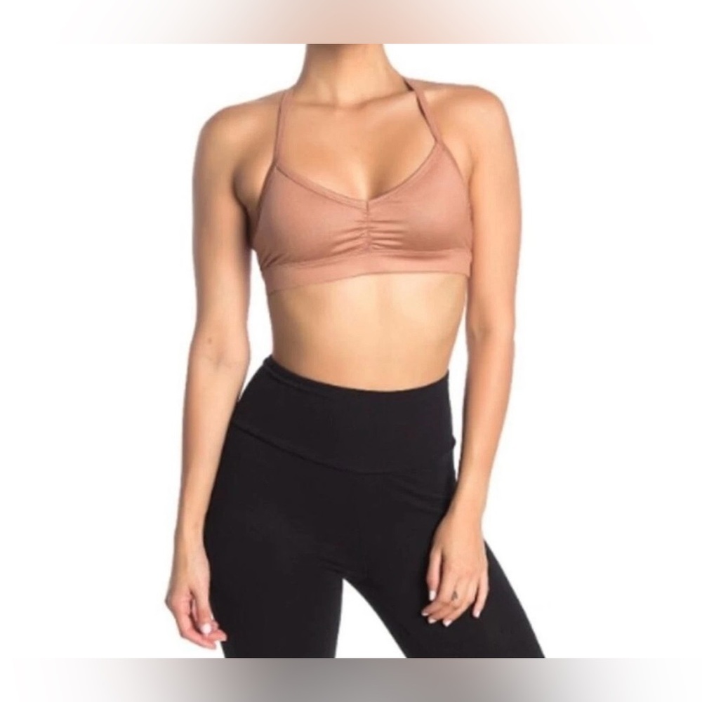 Alo Yoga Women’s Sunny Strappy Bra Pink Size S